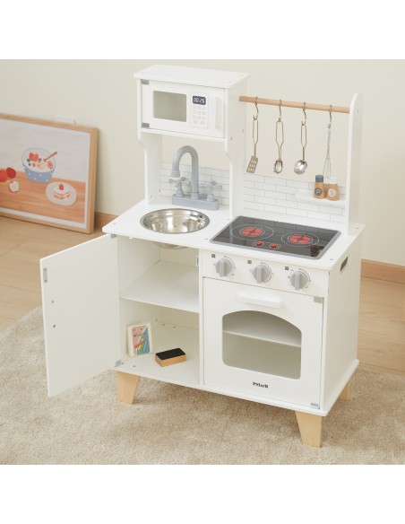 Holzküche für Kinder Viga – kreativer Spielspaß &amp; Kochen lernen