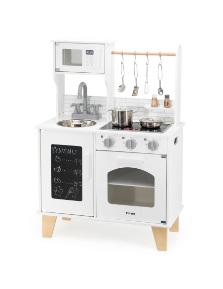 Holzküche für Kinder Viga – kreativer Spielspaß &amp; Kochen lernen