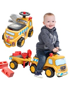 JCB Construction Truck with Trailer 1-3 Years Falk Ride-on