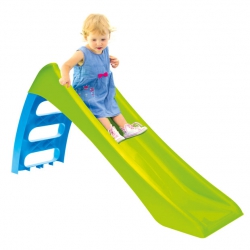 WOOPIE Zjeżdżalnia Ogrodowa dla dzieci ze ślizgiem wodnym Fun Slide 116 cm Zielona