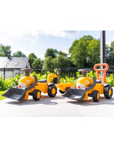Rutschfahrzeug Traktor Komatsu mit Bagger und Anhänger – Eco Recycling 2