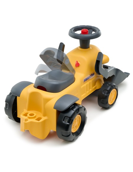 Jeździk Traktor Komatsu z Koparką i Przyczepą Eko Recykling