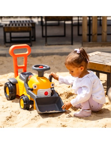 Komatsu Falk Ride-on Tractor - Pusher with Bucket and Horn