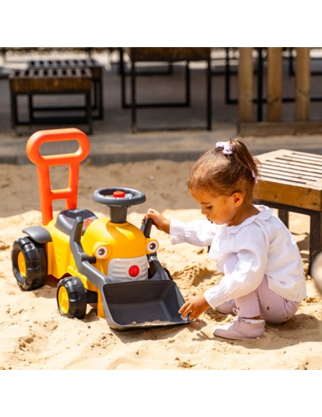 Komatsu Falk Ride-on Tractor - Pusher with Bucket and Horn