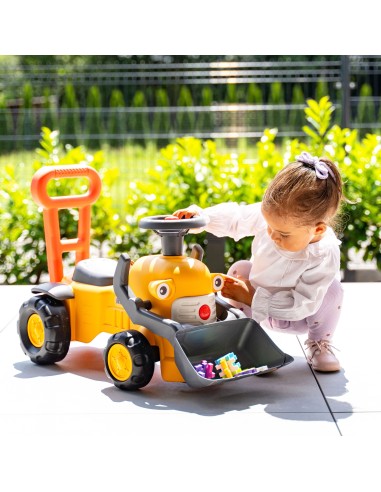 Komatsu Falk Ride-on Tractor - Pusher with Bucket and Horn