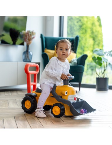 Komatsu Falk Ride-on Tractor - Pusher with Bucket and Horn