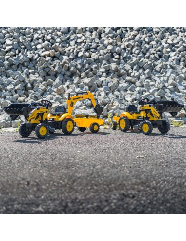 Traktor na Pedały FALK Komatsu z Koparką i Przyczepą 2-5 lat