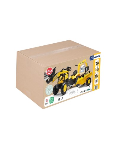 Traktor na Pedały FALK Komatsu z Koparką i Przyczepą 2-5 lat