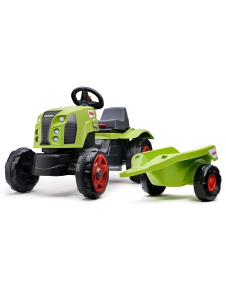 FALK Claas Arion 470 Pedal Tractor with Trailer and Bonnet 2-6 Years