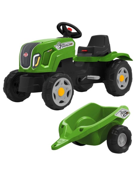 FALK Claas Terra Maxx Pedal Tractor with Trailer 2-6 Years