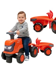 FALK Kubota Orange Tractor with Trailer - from 1 year