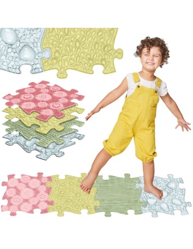 Orthopedic sensory mats for children in pastel colors - WOOPIE