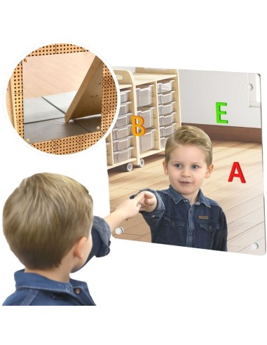 Magnetinis veidrodis Masterkidz – sensorinė lenta ir mokymasis vaikams