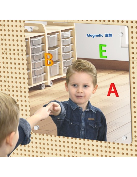 Magnetinis veidrodis Masterkidz – sensorinė lenta ir mokymasis vaikams