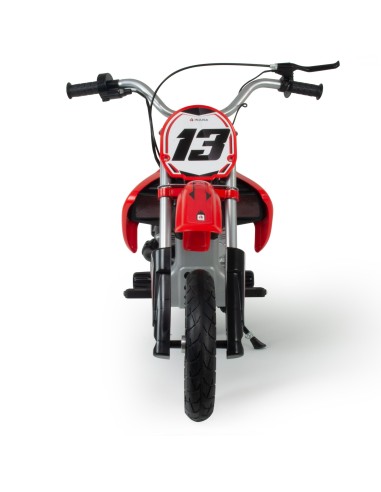 Elektrinis Motor Cross 24V vaikams Raudona Akumuliatorius - Injusa