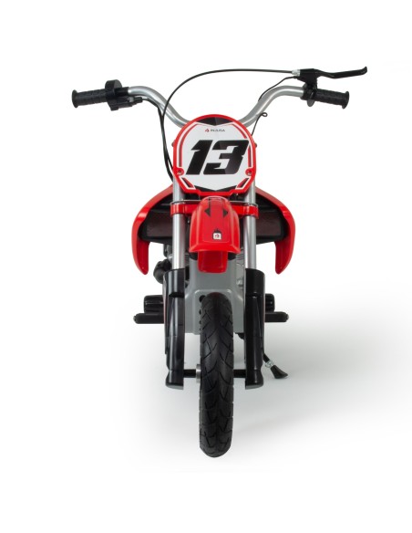 Elektrinis Motor Cross 24V vaikams Raudona Akumuliatorius - Injusa