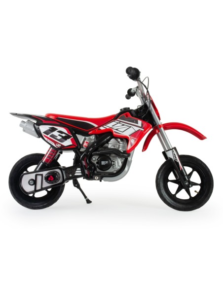 Elektrinis Motor Cross 24V vaikams Raudona Akumuliatorius - Injusa