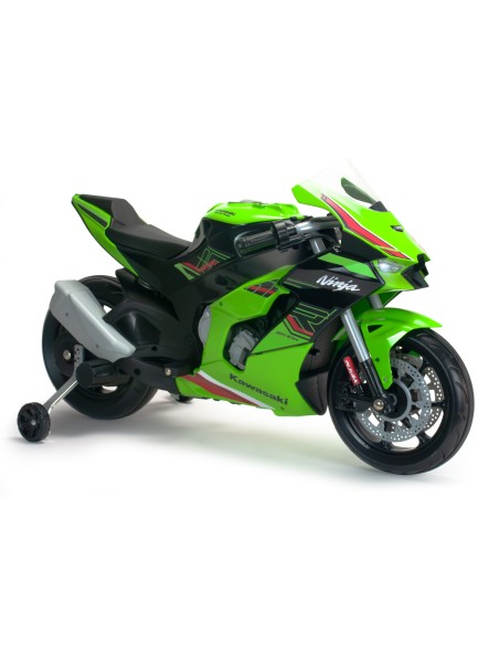 Motorrad Kawasaki Ninja ZX R10 12V Injusa - Sportlicher Rennspaß für Kinder!