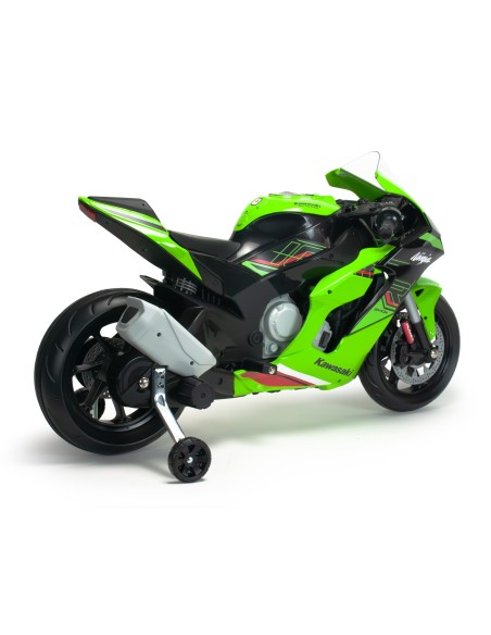 Motorrad Kawasaki Ninja ZX R10 12V Injusa - Sportlicher Rennspaß für Kinder!