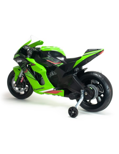 Motorrad Kawasaki Ninja ZX R10 12V Injusa - Sportlicher Rennspaß für Kinder!