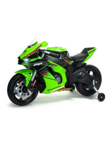 Motorrad Kawasaki Ninja ZX R10 12V Injusa - Sportlicher Rennspaß für Kinder!
