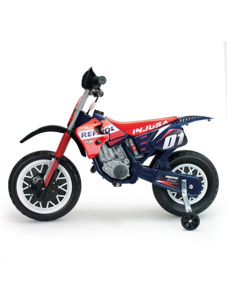 „Repsol“ motorinis žaislas su akumuliatoriumi 6V vaikams Injusa – lenktyninis cross stilius