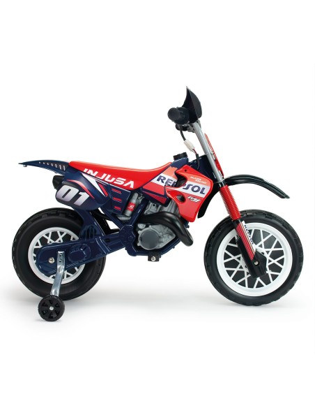 „Repsol“ motorinis žaislas su akumuliatoriumi 6V vaikams Injusa – lenktyninis cross stilius