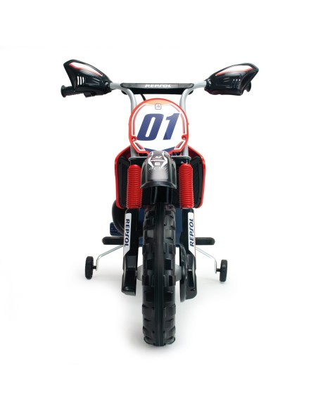 Motor Repsol na akumulator 6V dla dzieci Injusa - Wyścigowy styl cross