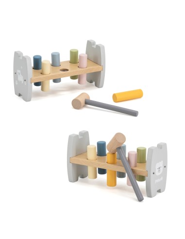 Motion Masters (12-18M) Viga – hölzernes Motorik-Set für Kinder!