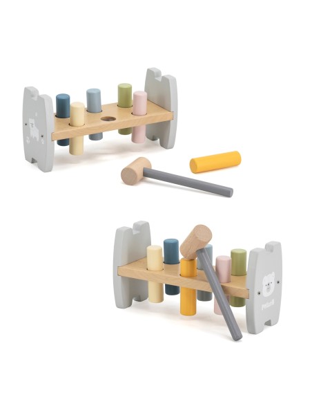 Motion Masters (12-18M) Viga – hölzernes Motorik-Set für Kinder!