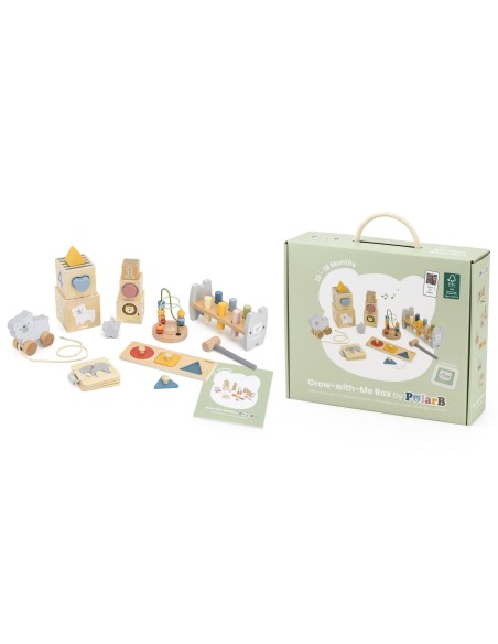 Motion Masters (12-18M) Viga – hölzernes Motorik-Set für Kinder!