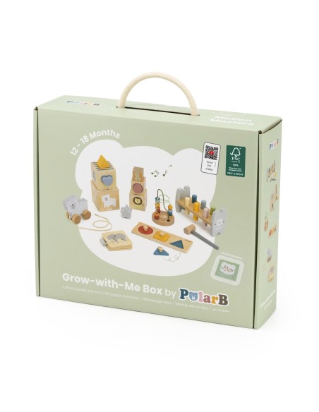 Motion Masters (12-18M) Viga – hölzernes Motorik-Set für Kinder!