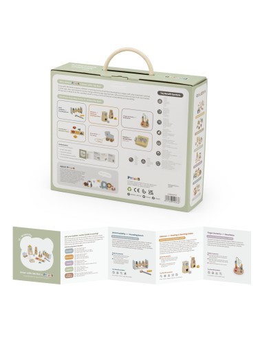 Motion Masters (12-18M) Viga – hölzernes Motorik-Set für Kinder!