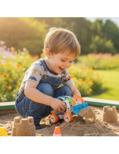 WOOPIE Zestaw Pojazdów Klocki Konstrukcyjne 5w1 STEM 2