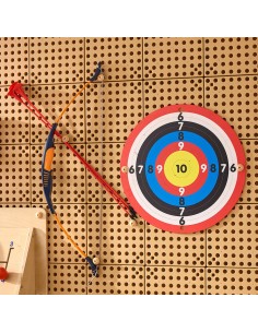 Sicheres Bogenschützen-Set: Bogen, Zielscheibe Masterkidz – Entwicklung & Spiel STEM 2