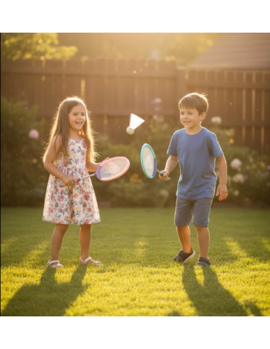 WOOPIE Babington Rackets and Shuttlecocks Set 2 pcs - Play with Joy!