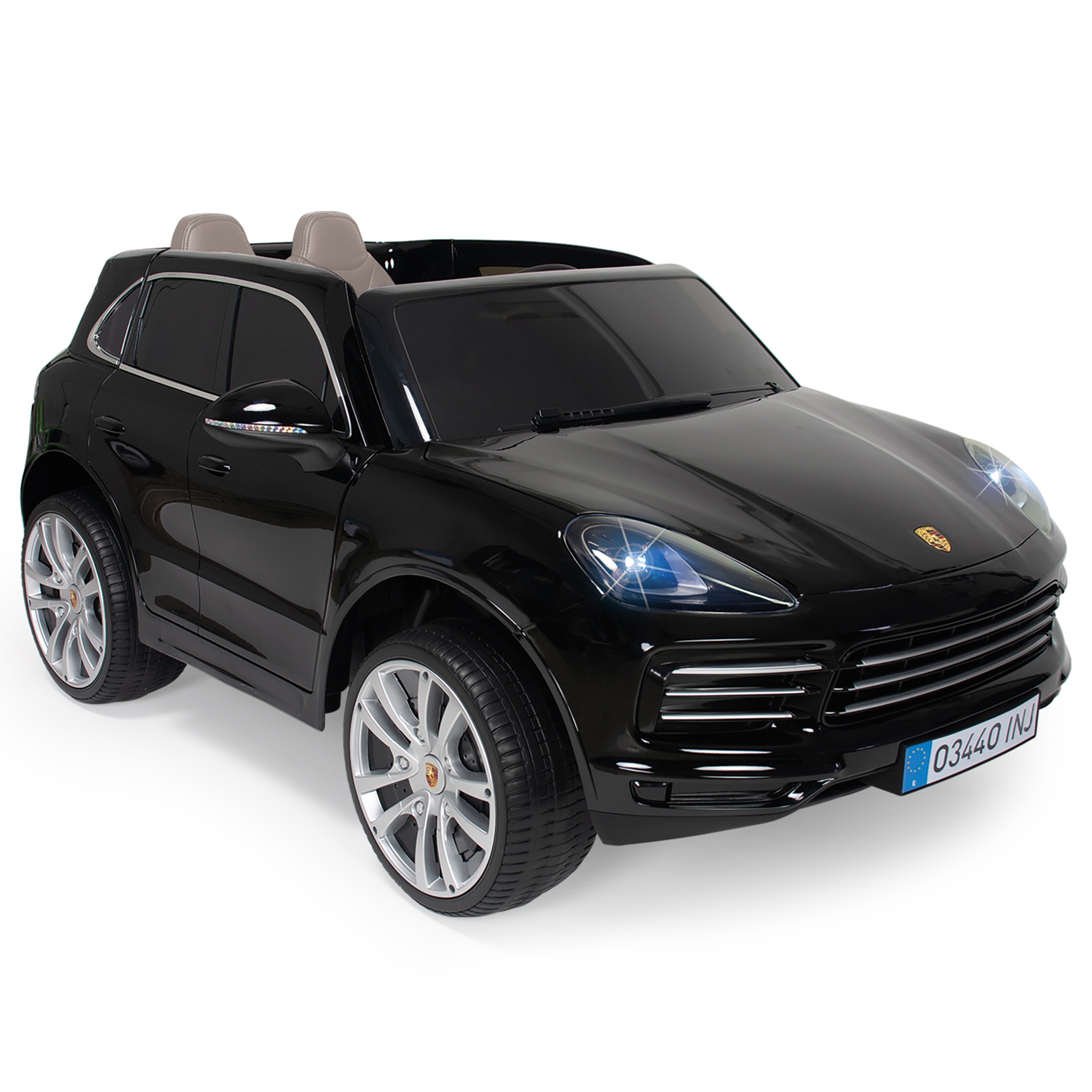 Porsche cayenne s samochód dwuosobowy na akumulator 12v r/c mp3