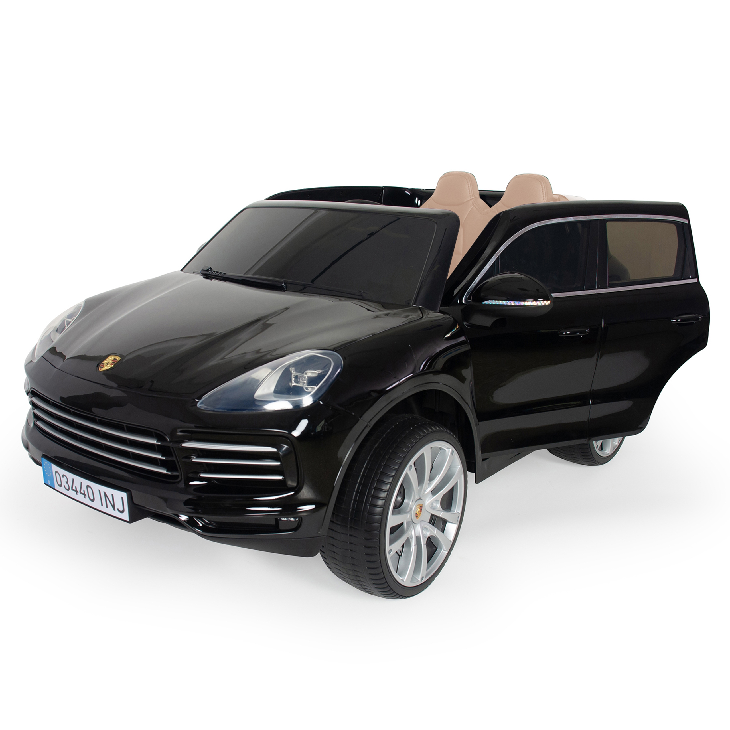 Porsche cayenne s samochód dwuosobowy na akumulator 12v r/c mp3