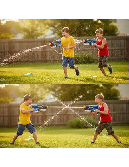 WOOPIE Water Gun with Air Pressure - great fun!