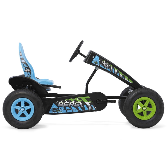 Gokart na pedały xl x-ite system bfr pompowane koła