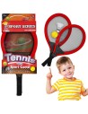 Teniso ir badmintono rinkinys su WOOPIE raketėmis - sportinis žaislas