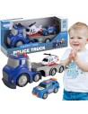 WOOPIE Blue Police City Truck with Sound Effects