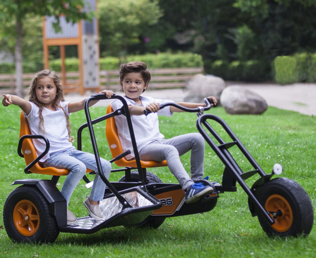 Dwuosobowy gokart na pedały duo chopper bf