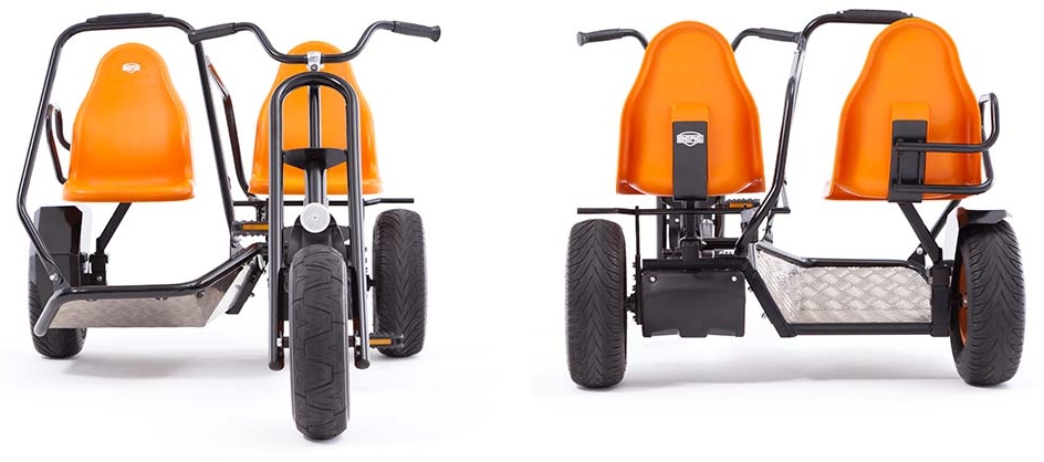 Dwuosobowy gokart na pedały duo chopper bf