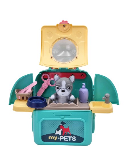 WOOPIE Hund Tragbarer Beauty-Salon 2in1 Transporter im Rucksack