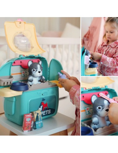 WOOPIE Hund Tragbarer Beauty-Salon 2in1 Transporter im Rucksack