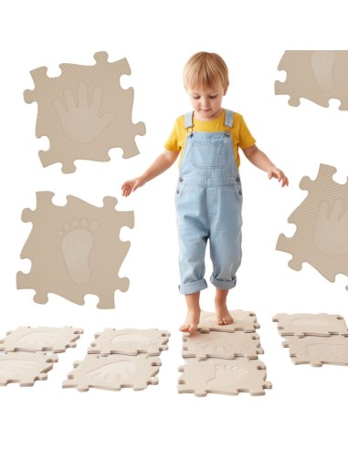 Zestaw Mat Ręka i Noga WOOPIE - Sensoryczna Ścieżka, Puzzle 16szt