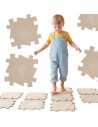 Set Matten Hand und Fuß WOOPIE – Sinnespfad, Puzzle 16-tlg