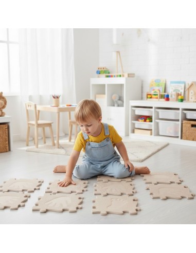 Zestaw Mat Ręka i Noga WOOPIE - Sensoryczna Ścieżka, Puzzle 16szt