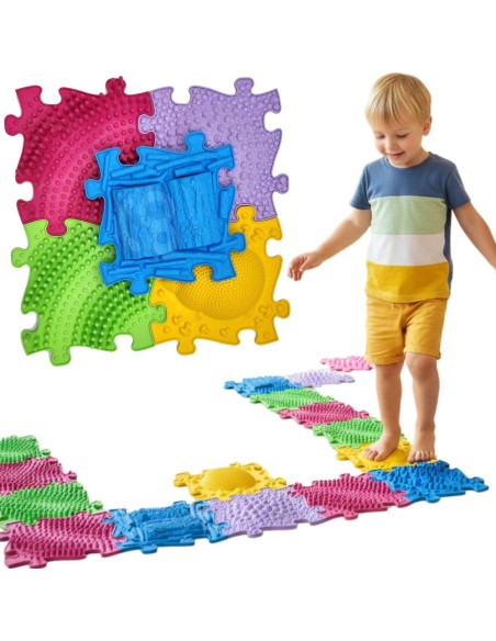 Zestaw Mat Sensorycznych  WOOPIE - Zdrowe Stopy i Zabawa Sensoryczna